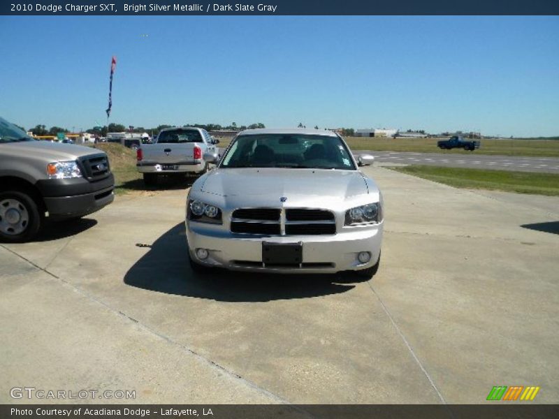 Bright Silver Metallic / Dark Slate Gray 2010 Dodge Charger SXT