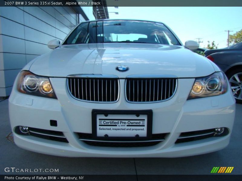 Alpine White / Black 2007 BMW 3 Series 335xi Sedan