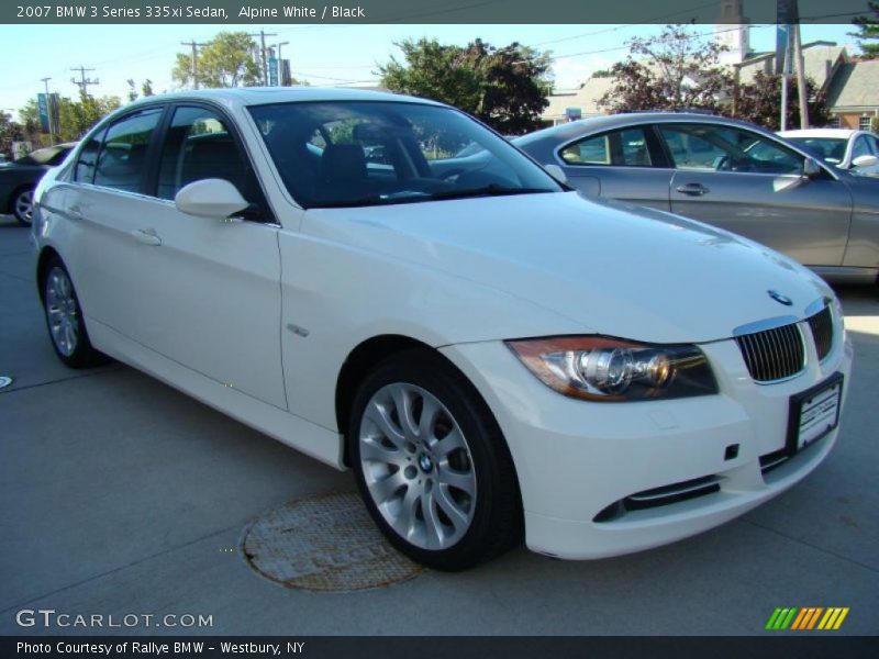 Alpine White / Black 2007 BMW 3 Series 335xi Sedan