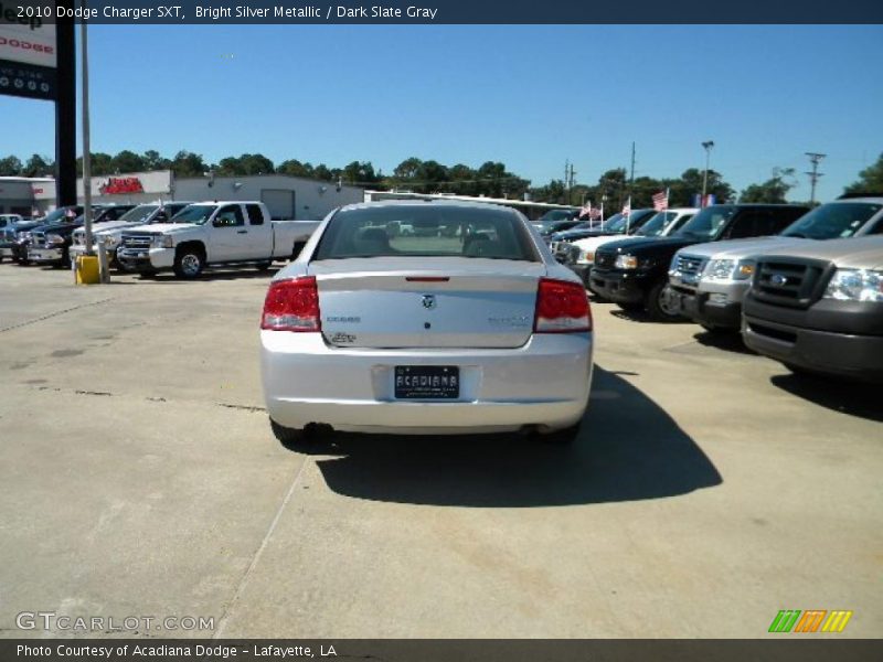 Bright Silver Metallic / Dark Slate Gray 2010 Dodge Charger SXT