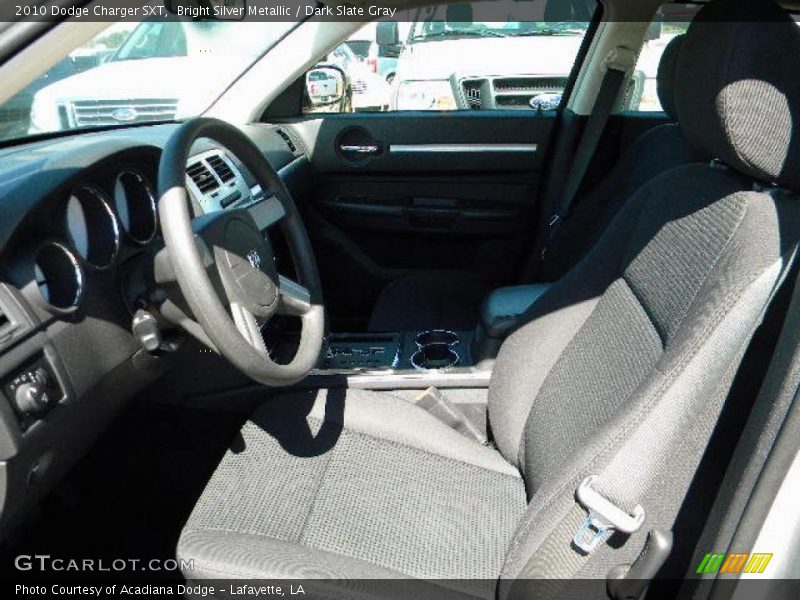 Bright Silver Metallic / Dark Slate Gray 2010 Dodge Charger SXT
