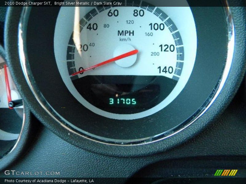 Bright Silver Metallic / Dark Slate Gray 2010 Dodge Charger SXT