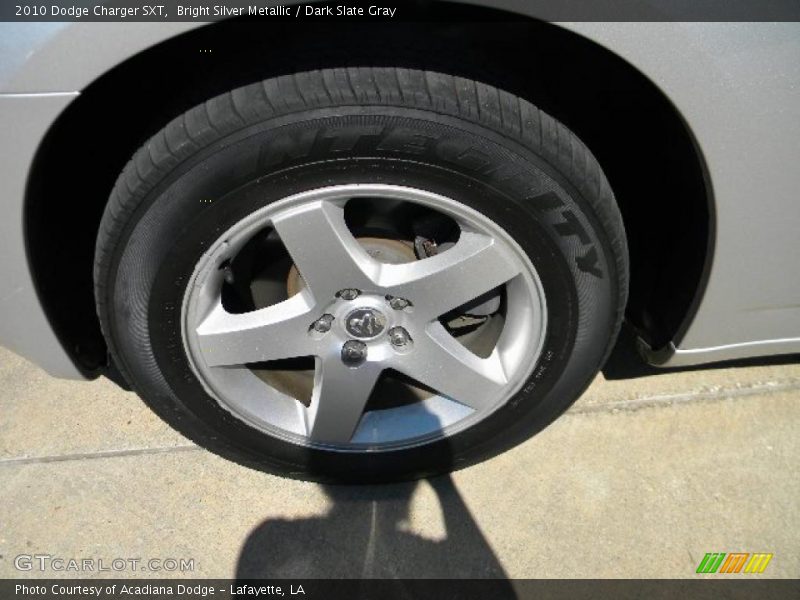 Bright Silver Metallic / Dark Slate Gray 2010 Dodge Charger SXT