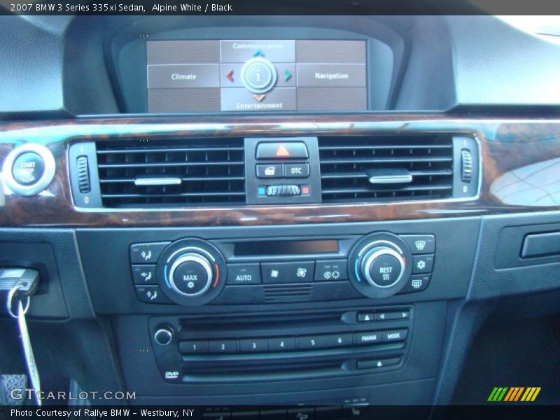 Alpine White / Black 2007 BMW 3 Series 335xi Sedan