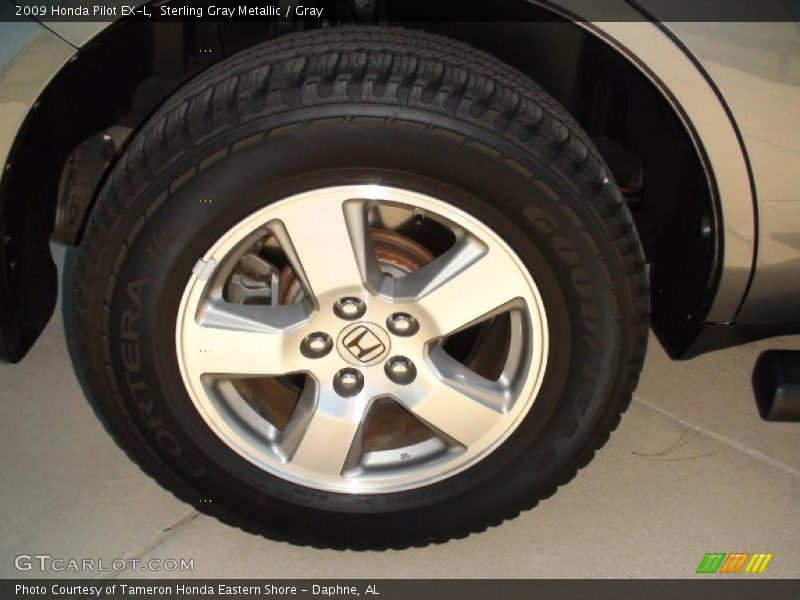 Sterling Gray Metallic / Gray 2009 Honda Pilot EX-L