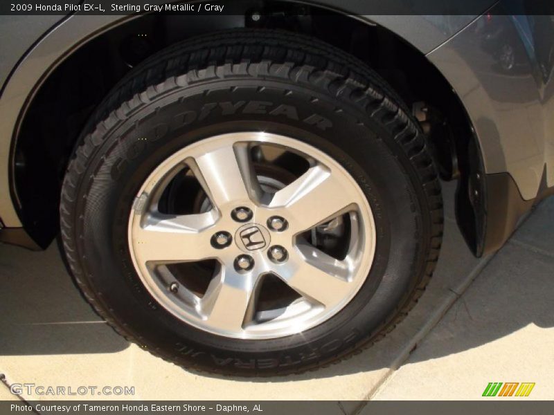 Sterling Gray Metallic / Gray 2009 Honda Pilot EX-L