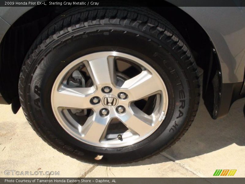 Sterling Gray Metallic / Gray 2009 Honda Pilot EX-L