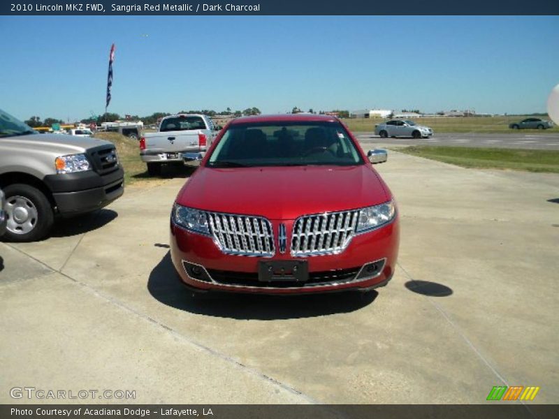 Sangria Red Metallic / Dark Charcoal 2010 Lincoln MKZ FWD