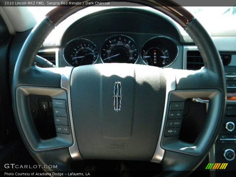 Sangria Red Metallic / Dark Charcoal 2010 Lincoln MKZ FWD