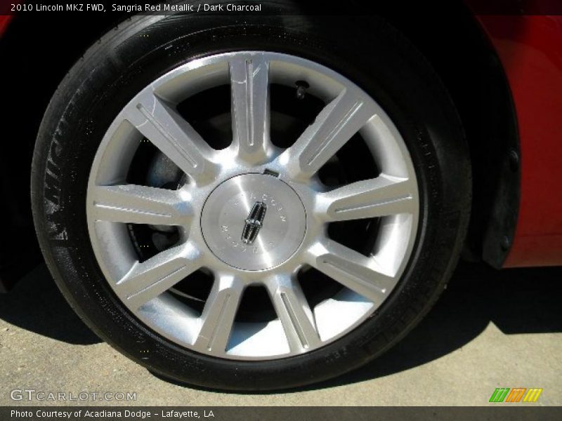 Sangria Red Metallic / Dark Charcoal 2010 Lincoln MKZ FWD