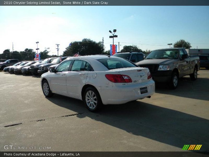 Stone White / Dark Slate Gray 2010 Chrysler Sebring Limited Sedan