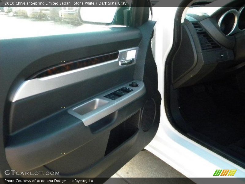 Stone White / Dark Slate Gray 2010 Chrysler Sebring Limited Sedan