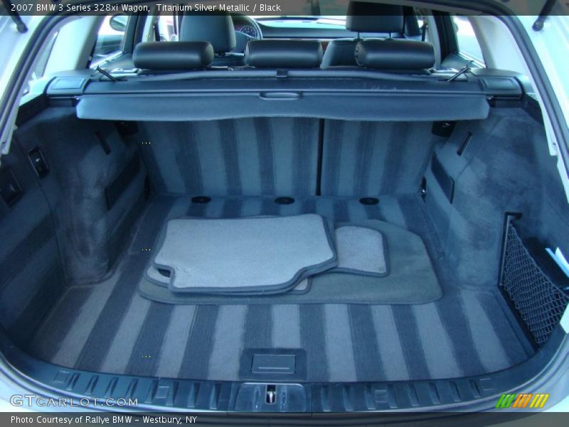 Titanium Silver Metallic / Black 2007 BMW 3 Series 328xi Wagon