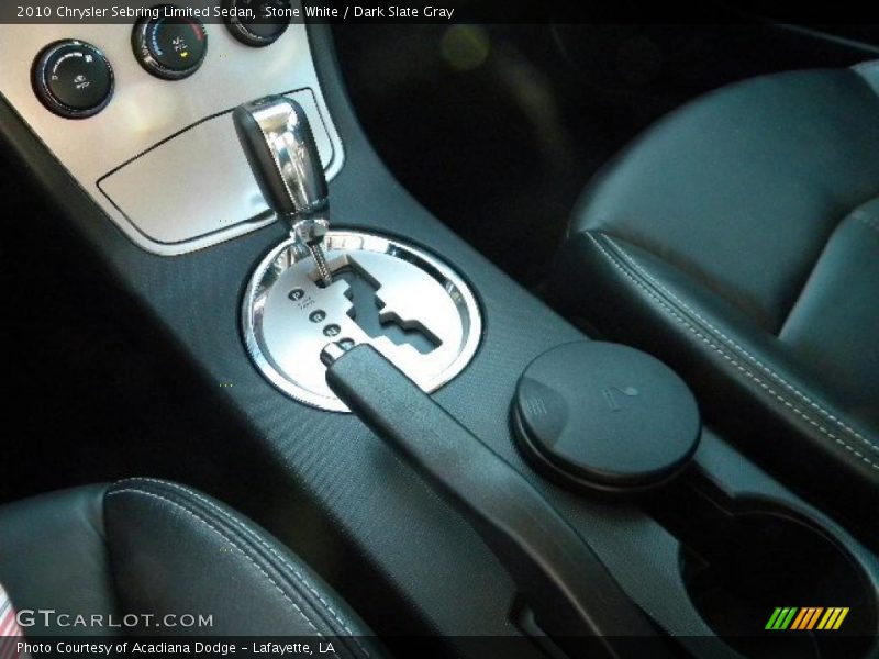 Stone White / Dark Slate Gray 2010 Chrysler Sebring Limited Sedan