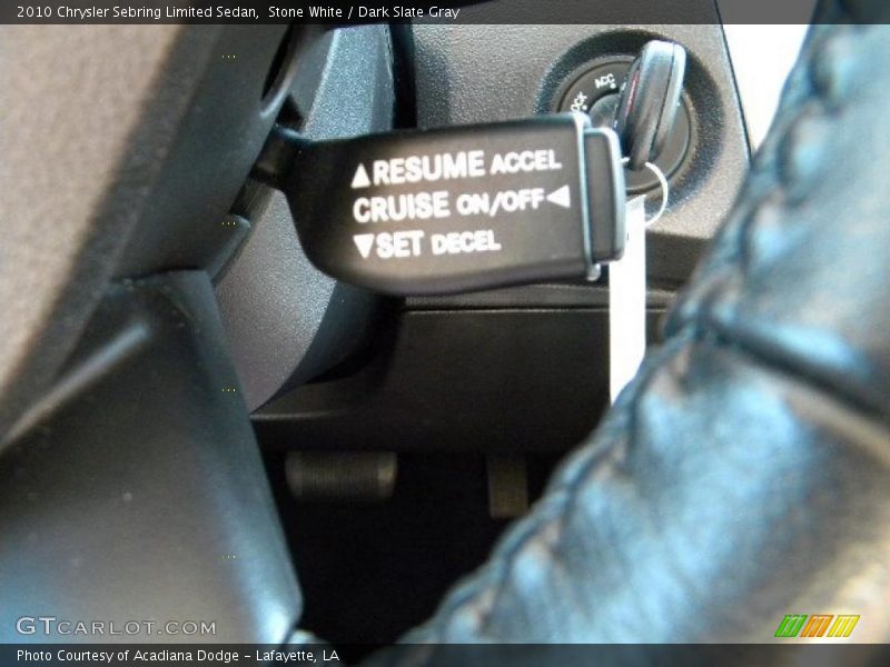 Stone White / Dark Slate Gray 2010 Chrysler Sebring Limited Sedan