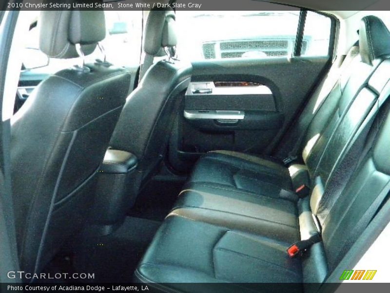 Stone White / Dark Slate Gray 2010 Chrysler Sebring Limited Sedan
