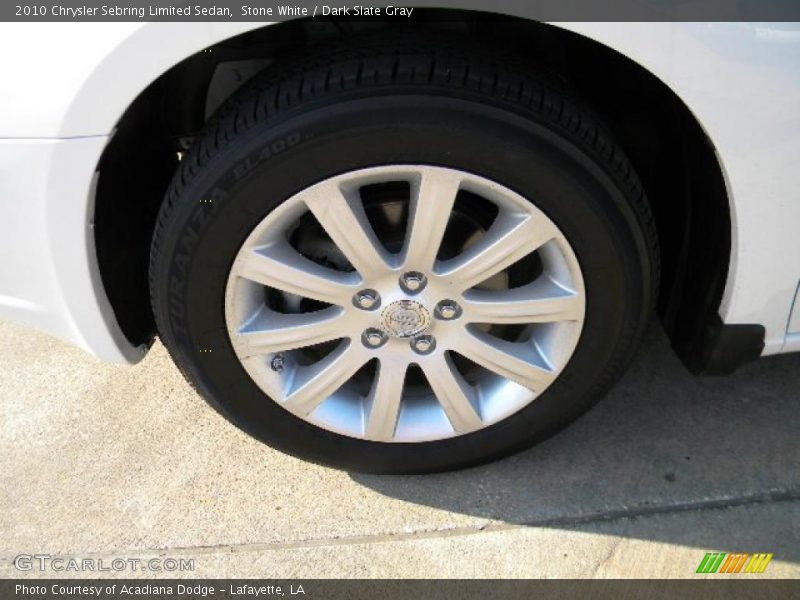 Stone White / Dark Slate Gray 2010 Chrysler Sebring Limited Sedan