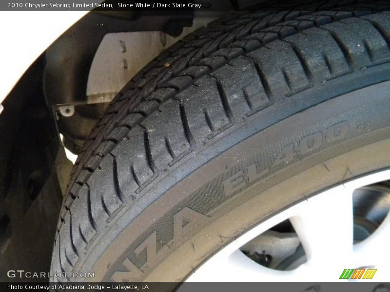 Stone White / Dark Slate Gray 2010 Chrysler Sebring Limited Sedan