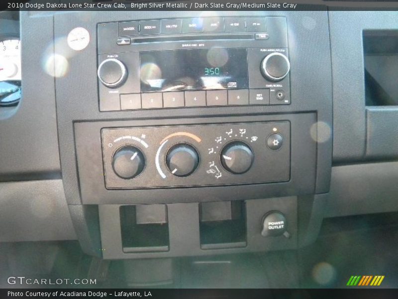 Bright Silver Metallic / Dark Slate Gray/Medium Slate Gray 2010 Dodge Dakota Lone Star Crew Cab