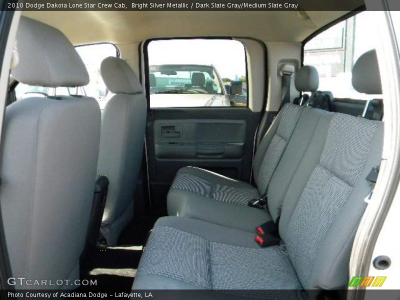 Bright Silver Metallic / Dark Slate Gray/Medium Slate Gray 2010 Dodge Dakota Lone Star Crew Cab
