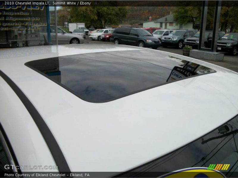 Summit White / Ebony 2010 Chevrolet Impala LT