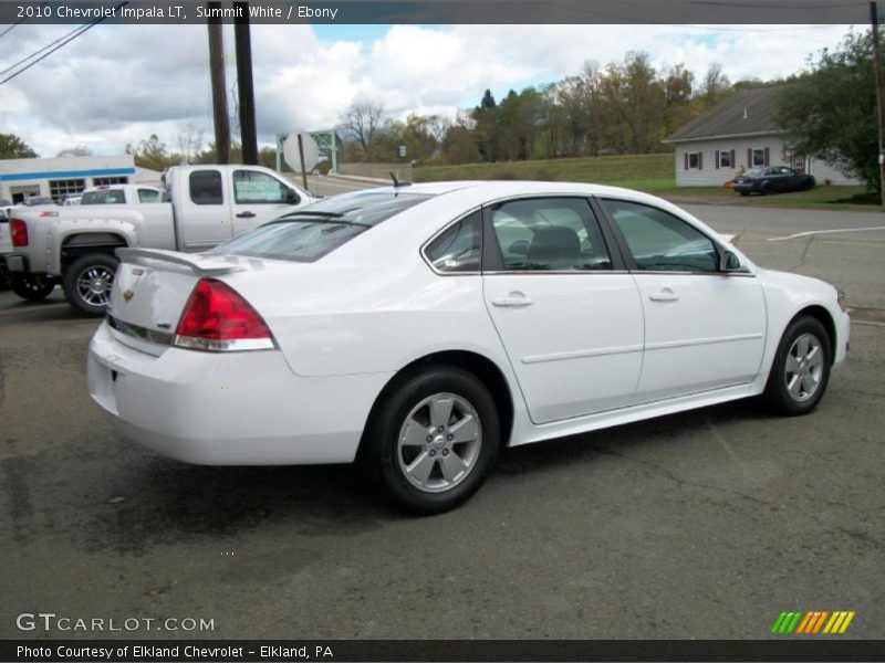 Summit White / Ebony 2010 Chevrolet Impala LT