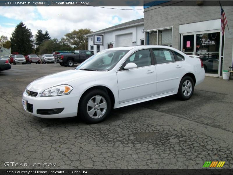 Summit White / Ebony 2010 Chevrolet Impala LT