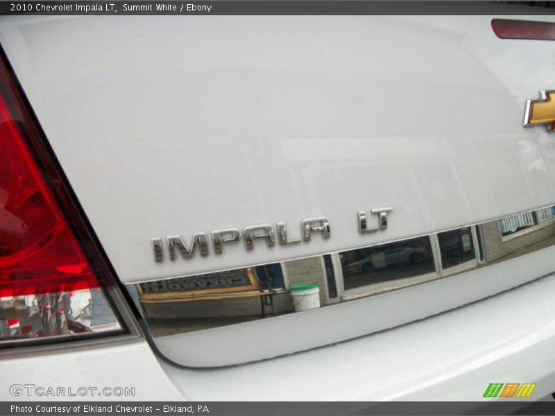 Summit White / Ebony 2010 Chevrolet Impala LT