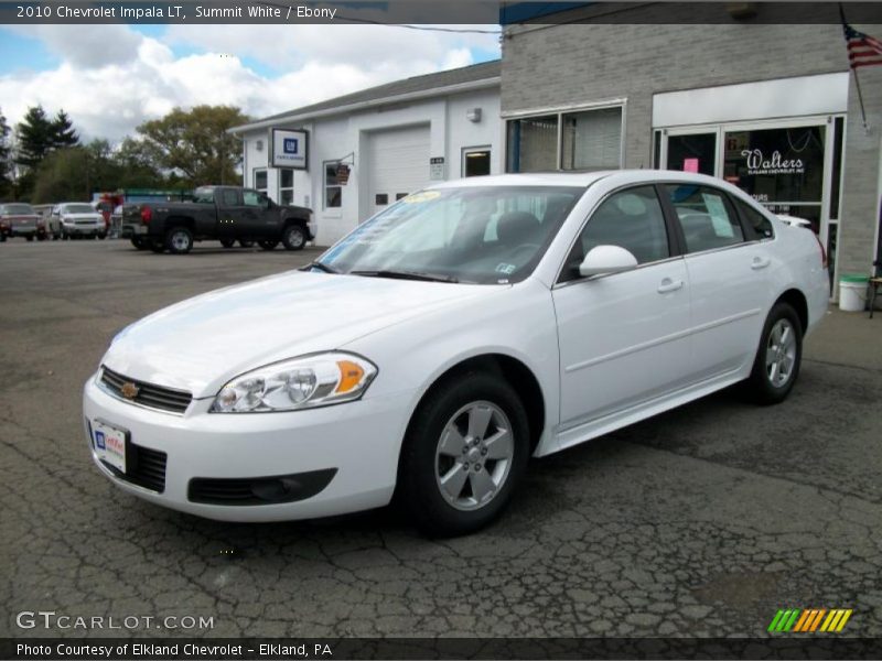 Summit White / Ebony 2010 Chevrolet Impala LT