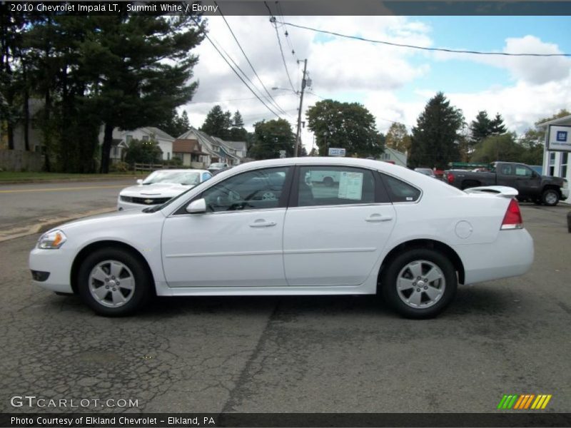 Summit White / Ebony 2010 Chevrolet Impala LT