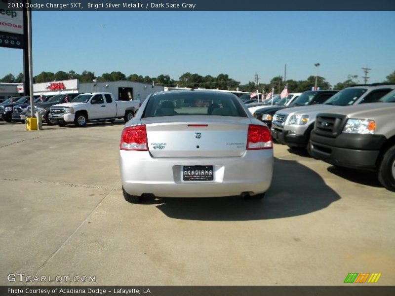 Bright Silver Metallic / Dark Slate Gray 2010 Dodge Charger SXT