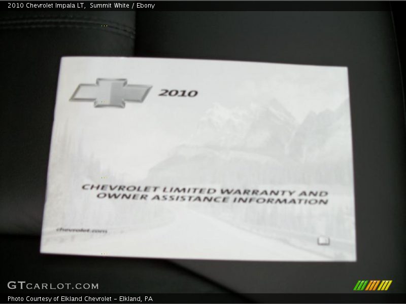 Summit White / Ebony 2010 Chevrolet Impala LT