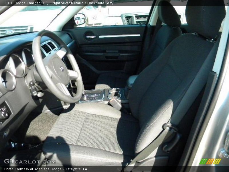 Bright Silver Metallic / Dark Slate Gray 2010 Dodge Charger SXT