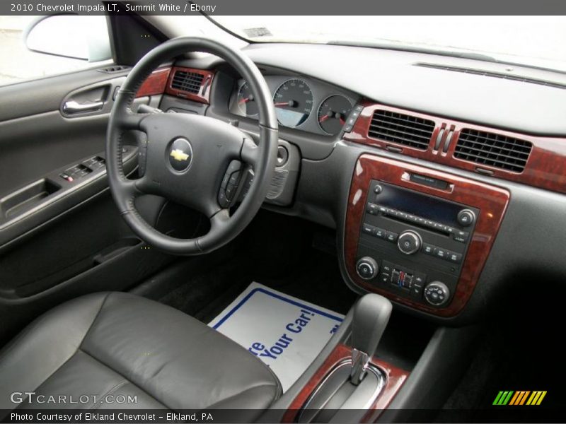 Summit White / Ebony 2010 Chevrolet Impala LT
