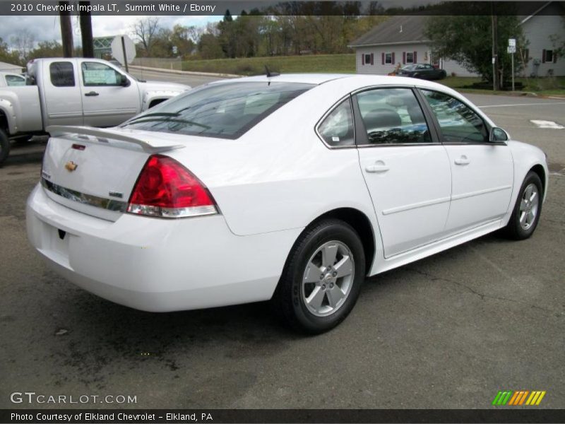 Summit White / Ebony 2010 Chevrolet Impala LT