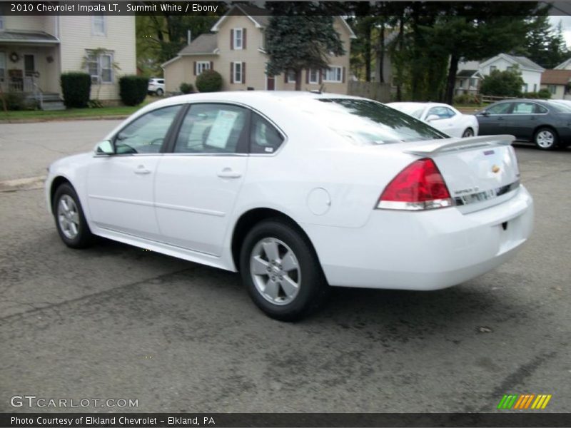 Summit White / Ebony 2010 Chevrolet Impala LT