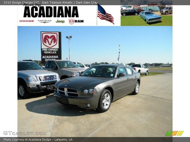 Dark Titanium Metallic / Dark Slate Gray 2010 Dodge Charger SXT