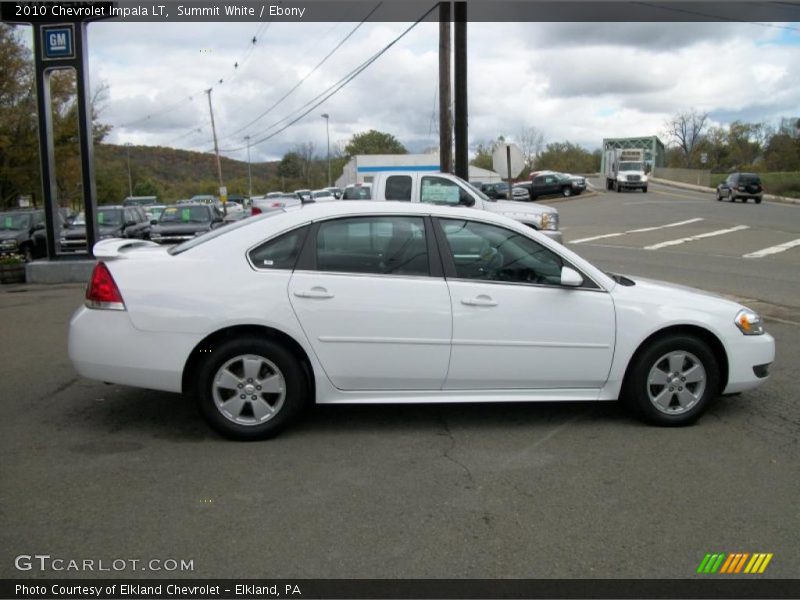 Summit White / Ebony 2010 Chevrolet Impala LT