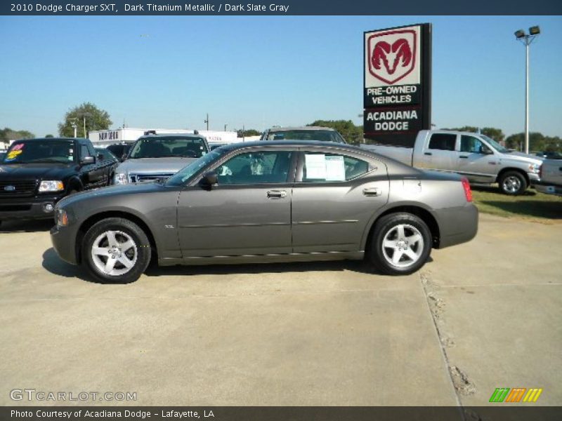 Dark Titanium Metallic / Dark Slate Gray 2010 Dodge Charger SXT