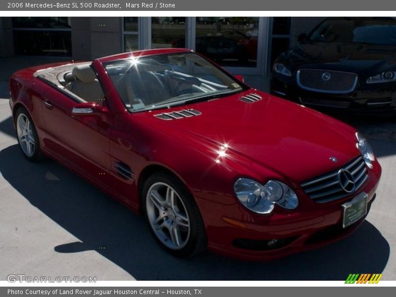 Mars Red / Stone 2006 Mercedes-Benz SL 500 Roadster