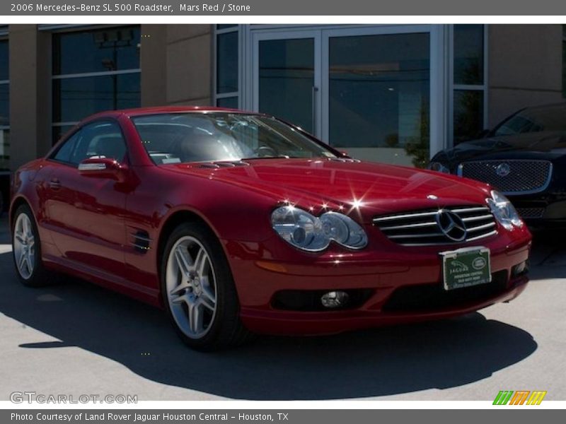 Mars Red / Stone 2006 Mercedes-Benz SL 500 Roadster