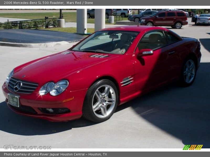 Mars Red / Stone 2006 Mercedes-Benz SL 500 Roadster