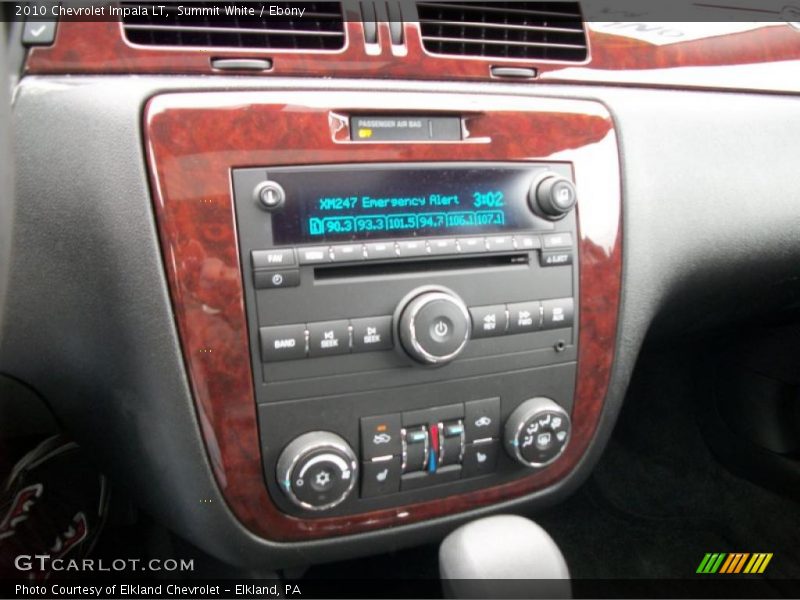 Summit White / Ebony 2010 Chevrolet Impala LT