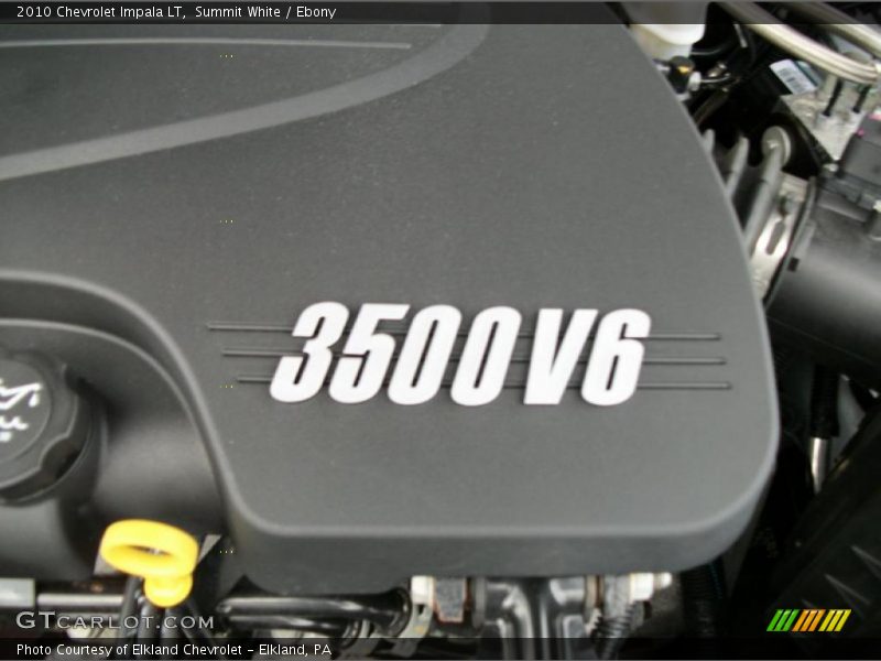Summit White / Ebony 2010 Chevrolet Impala LT