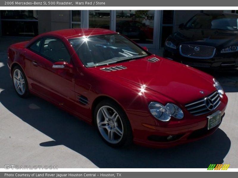 Mars Red / Stone 2006 Mercedes-Benz SL 500 Roadster