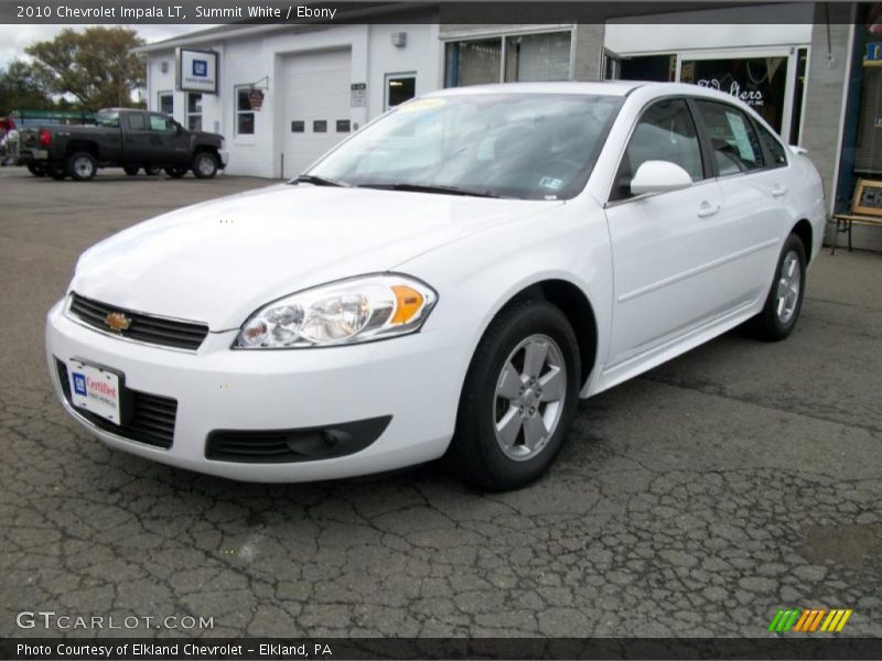 Summit White / Ebony 2010 Chevrolet Impala LT