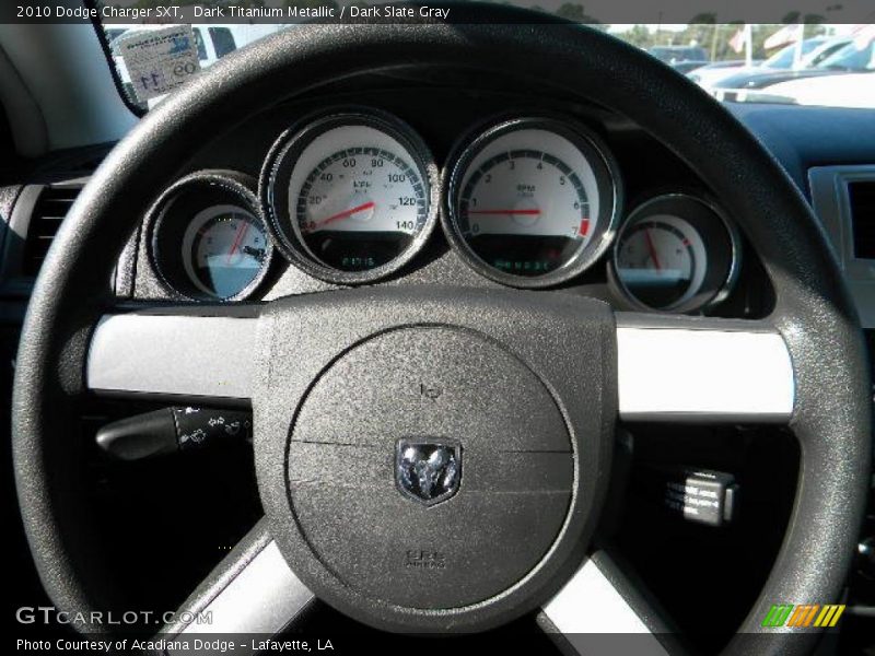 Dark Titanium Metallic / Dark Slate Gray 2010 Dodge Charger SXT