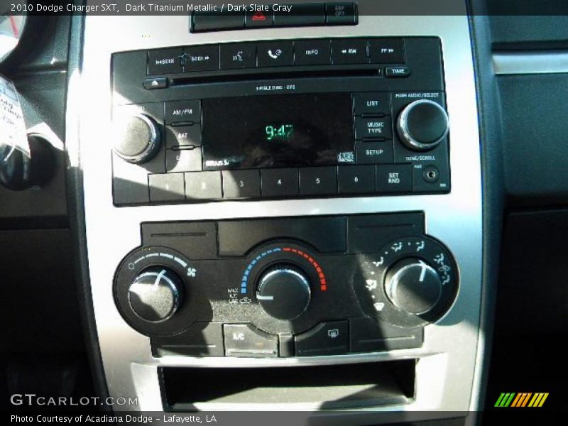 Dark Titanium Metallic / Dark Slate Gray 2010 Dodge Charger SXT