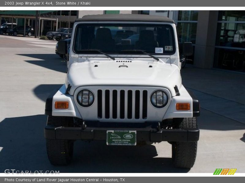 Stone White / Khaki 2003 Jeep Wrangler X 4x4