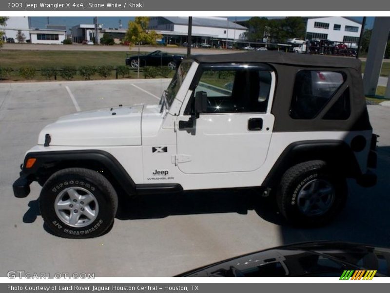 Stone White / Khaki 2003 Jeep Wrangler X 4x4